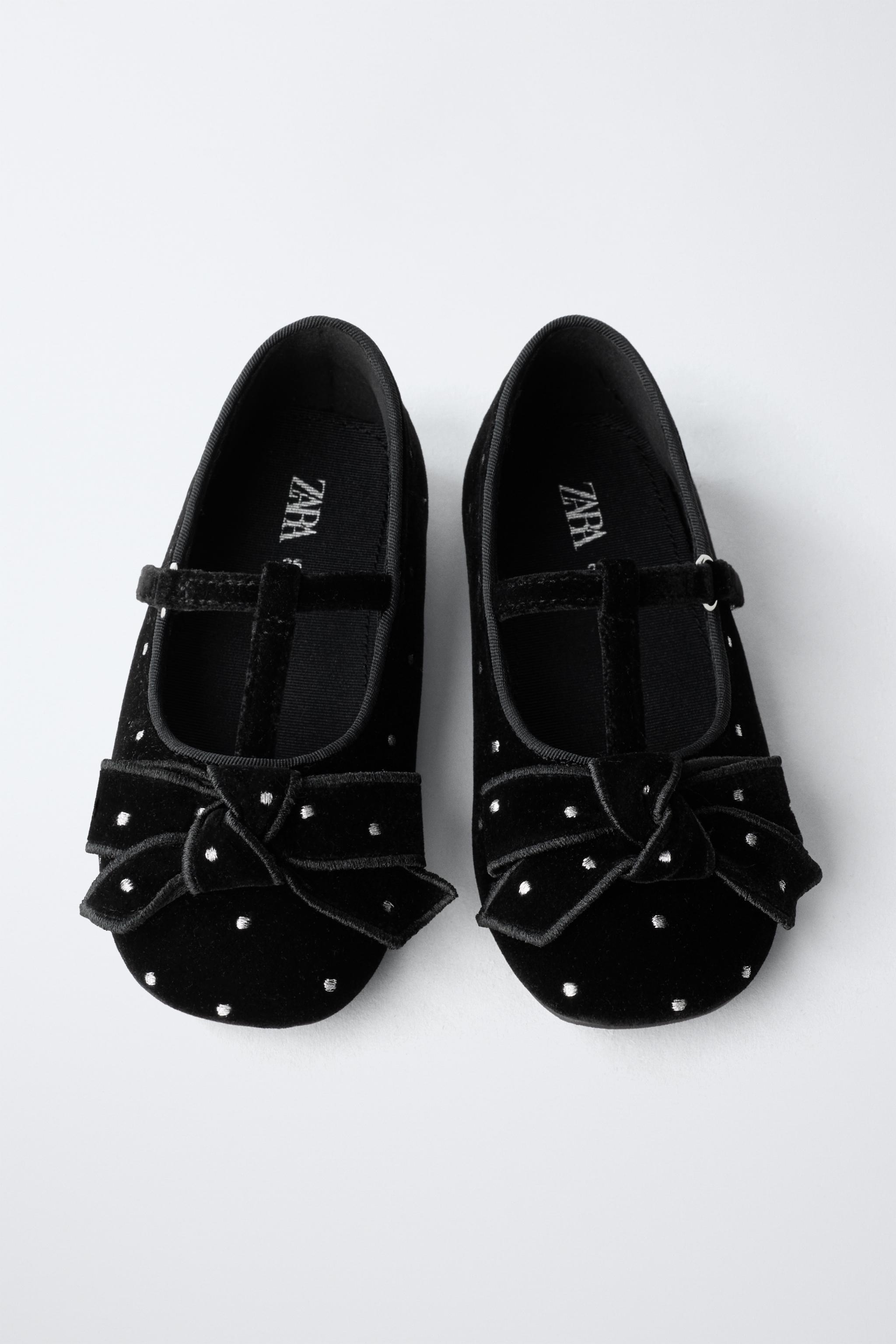 BALLERINES AVEC NŒUD EN VELOURS